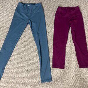 Lot of 2 Velocity Athletic Legging Pants Size S Excellent